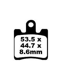 Plaquettes de frein EBC BRAKES SFA283/4 organique