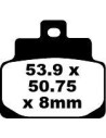 Plaquettes de frein EBC BRAKES SFA301 organique
