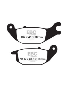 Plaquettes de frein EBC BRAKES SFA343 organique