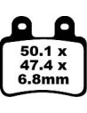 Plaquettes de frein EBC BRAKES SFA350 organique