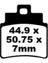Plaquettes de frein EBC BRAKES SFA355/4 organique