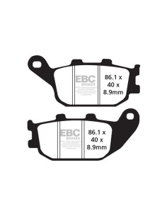Plaquettes de frein EBC BRAKES SFA358HH métal fritté