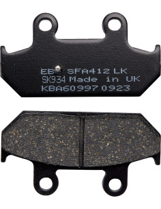 Plaquettes de frein EBC BRAKES SFA412 organique