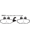 Plaquettes de frein EBC BRAKES SFA418 organique