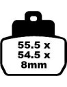 Plaquettes de frein EBC BRAKES SFA425 organique