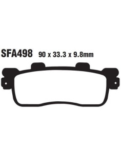 Plaquettes de frein EBC BRAKES SFA498 organique