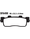 Plaquettes de frein EBC BRAKES SFA498 organique