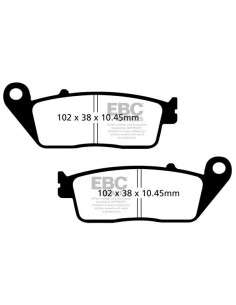 Plaquettes de frein EBC BRAKES SFA608 organique