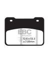 Plaquettes de frein EBC BRAKES SFA627 organique