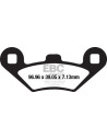 Plaquettes de frein EBC BRAKES SFA650HH métal fritté
