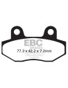 Plaquettes de frein EBC BRAKES SFAC086 organique