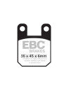 Plaquettes de frein EBC BRAKES SFAC115 organique