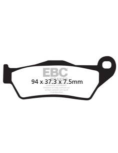 Plaquettes de frein EBC BRAKES SFAC181 organique