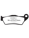 Plaquettes de frein EBC BRAKES SFAC181 organique