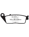 Plaquettes de frein EBC BRAKES SFAC196 organique