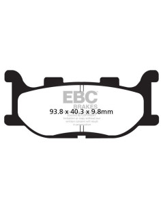 Plaquettes de frein EBC BRAKES SFAC199 organique