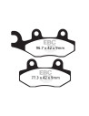 Plaquettes de frein EBC BRAKES SFAC228 organique
