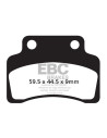 Plaquettes de frein EBC BRAKES SFAC235 organique
