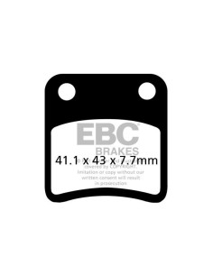 Plaquettes de frein EBC BRAKES SFAC257 organique