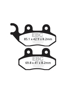 Plaquettes de frein EBC BRAKES SFAC264 organique