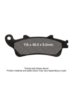 Plaquettes de frein EBC BRAKES SFAC281 organique