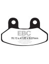 Plaquettes de frein EBC BRAKES SFAC306 organique