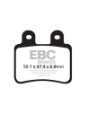 Plaquettes de frein EBC BRAKES SFAC350 organique