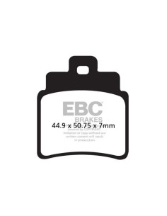 Plaquettes de frein EBC BRAKES SFAC355/4 organique