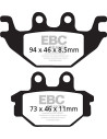 Plaquettes de frein EBC BRAKES SFAC377 organique