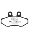 Plaquettes de frein EBC BRAKES SFAC393 organique