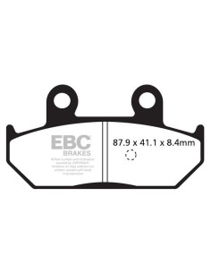 Plaquettes de frein EBC BRAKES SFAC412 organique