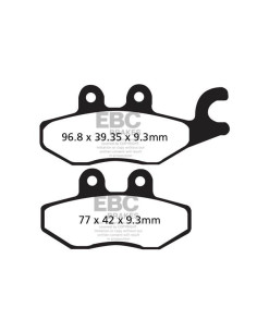 Plaquettes de frein EBC BRAKES SFAC418 organique