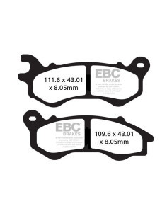 Plaquettes de frein EBC BRAKES SFAC603 organique