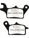 Plaquettes de frein EBC BRAKES SFAC708 organique