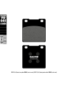 Plaquettes de frein GALFER G1054 organique semi métal FD045
