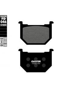 Plaquettes de frein GALFER G1054 organique semi métal FD046