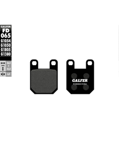 Plaquettes de frein GALFER G1054 organique semi métal FD065