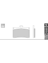 Plaquettes de frein GALFER G1370 sinter route FD068