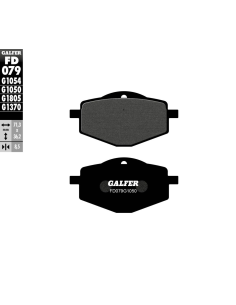 Plaquettes de frein GALFER G1050 semi métal FD079