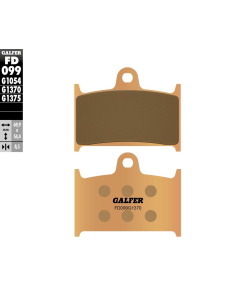 Plaquettes de frein GALFER G1370 sinter route FD099