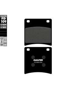 Plaquettes de frein GALFER G1054 organique semi métal FD109