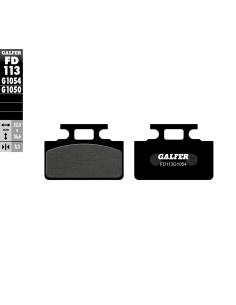Plaquettes de frein GALFER G1054 organique semi métal FD113