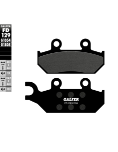 Plaquettes de frein GALFER G1054 organique semi métal FD129