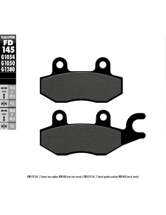 Plaquettes de frein GALFER G1050 semi métal FD145