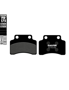 Plaquettes de frein GALFER G1054 organique semi métal FD175
