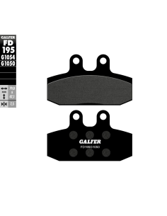 Plaquettes de frein GALFER G1050 semi métal FD195