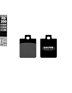 Plaquettes de frein GALFER G1054 organique semi métal FD200