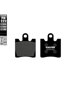 Plaquettes de frein GALFER G1054 organique semi métal FD222