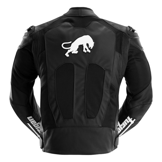 Blouson moto cuir Furygan SPEED MESH EVO 3 Noir-Blanc