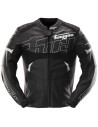 Blouson moto cuir Furygan HELIX Noir-Blanc